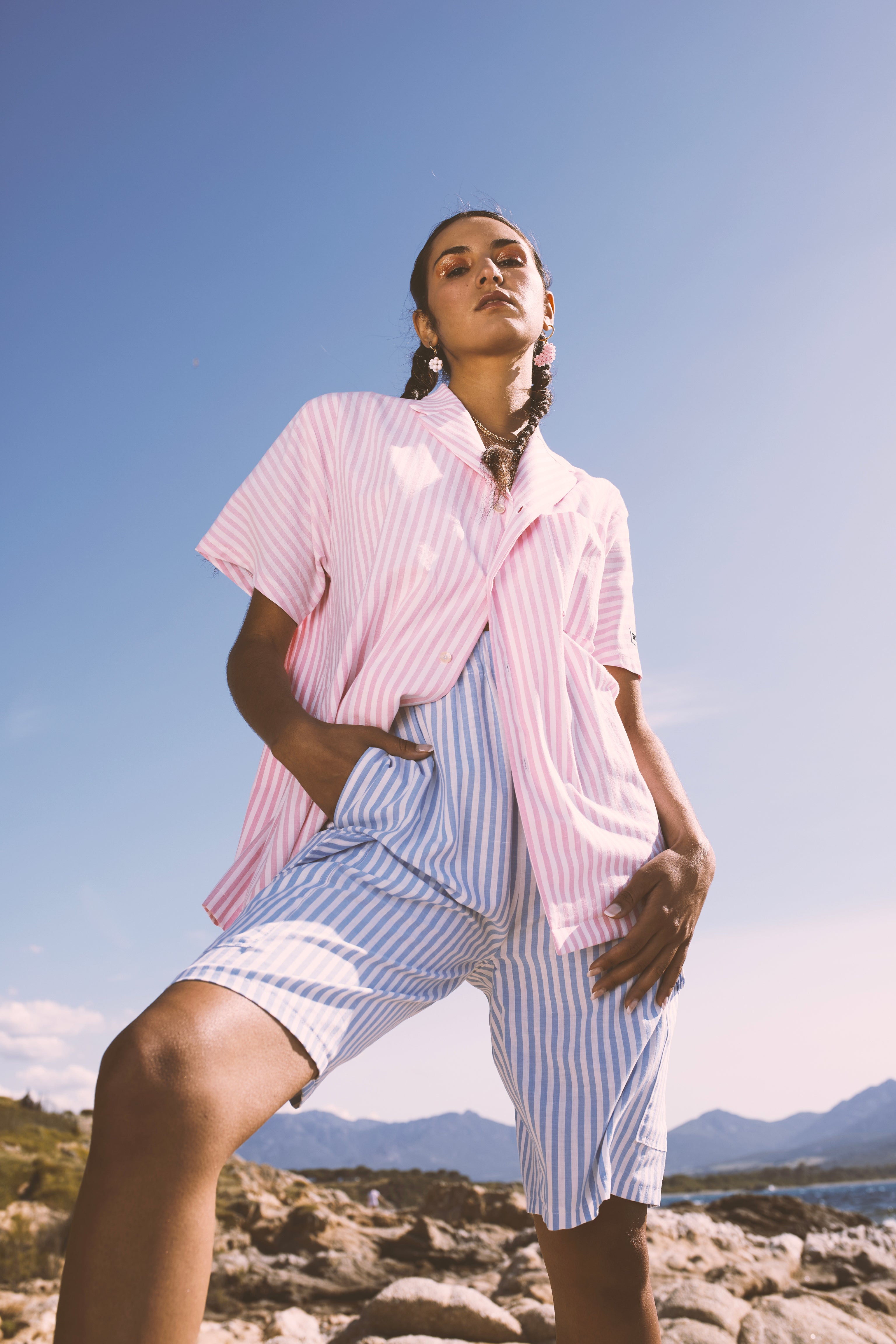 Chemise manches courtes en coton