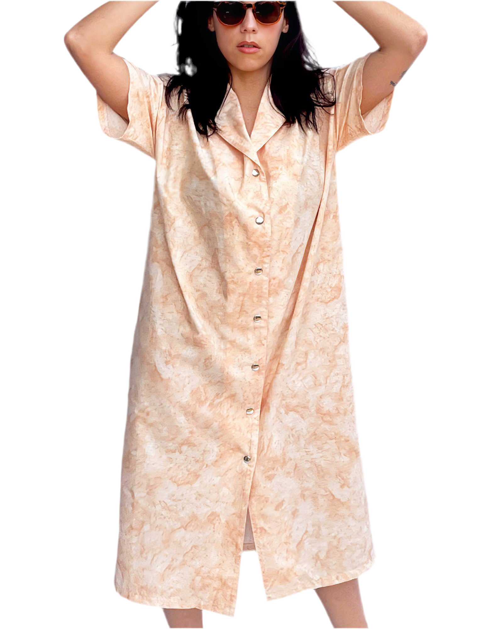 Robe chemise longue