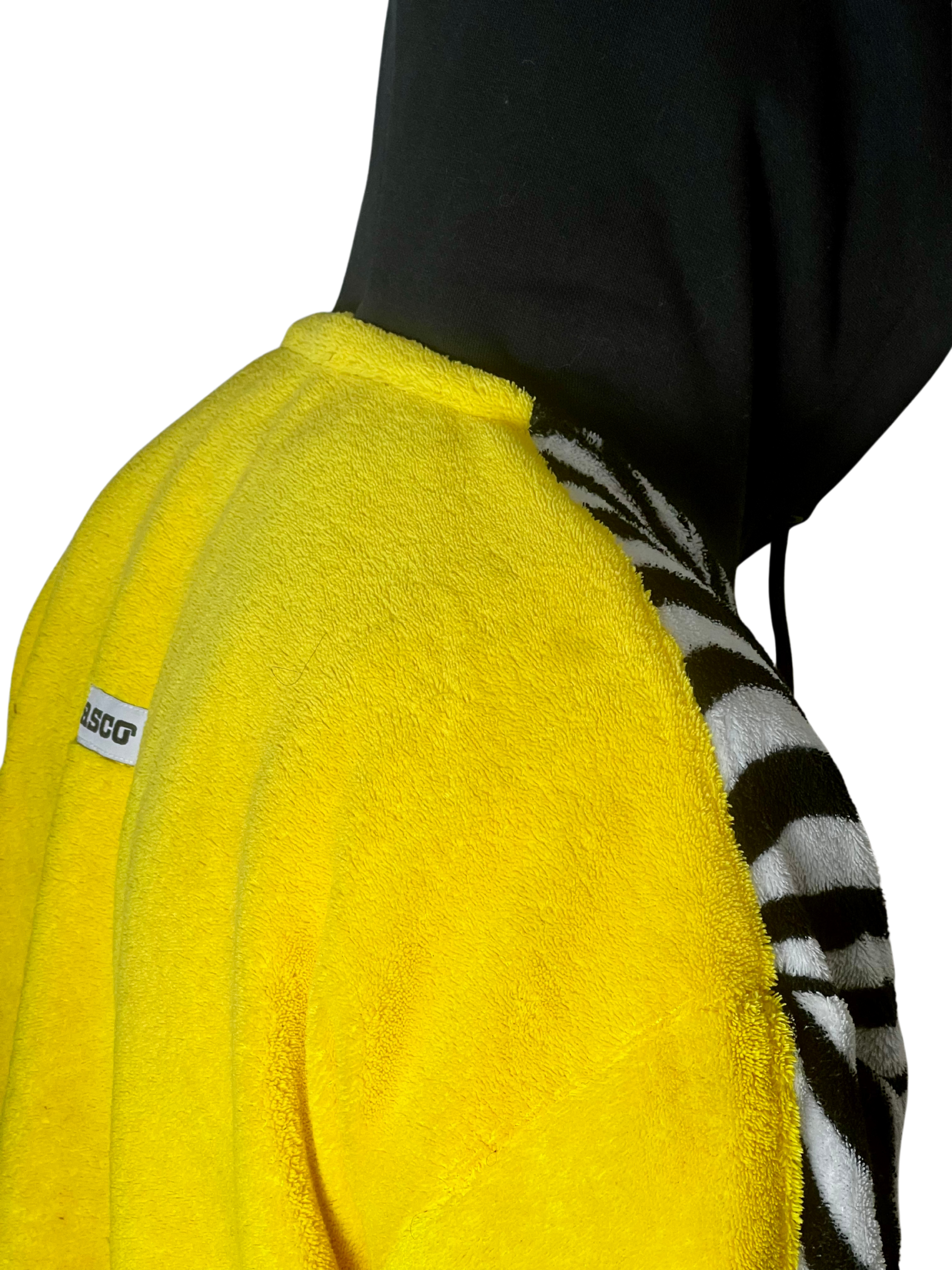 Sweat oversize zèbre/jaune s/m