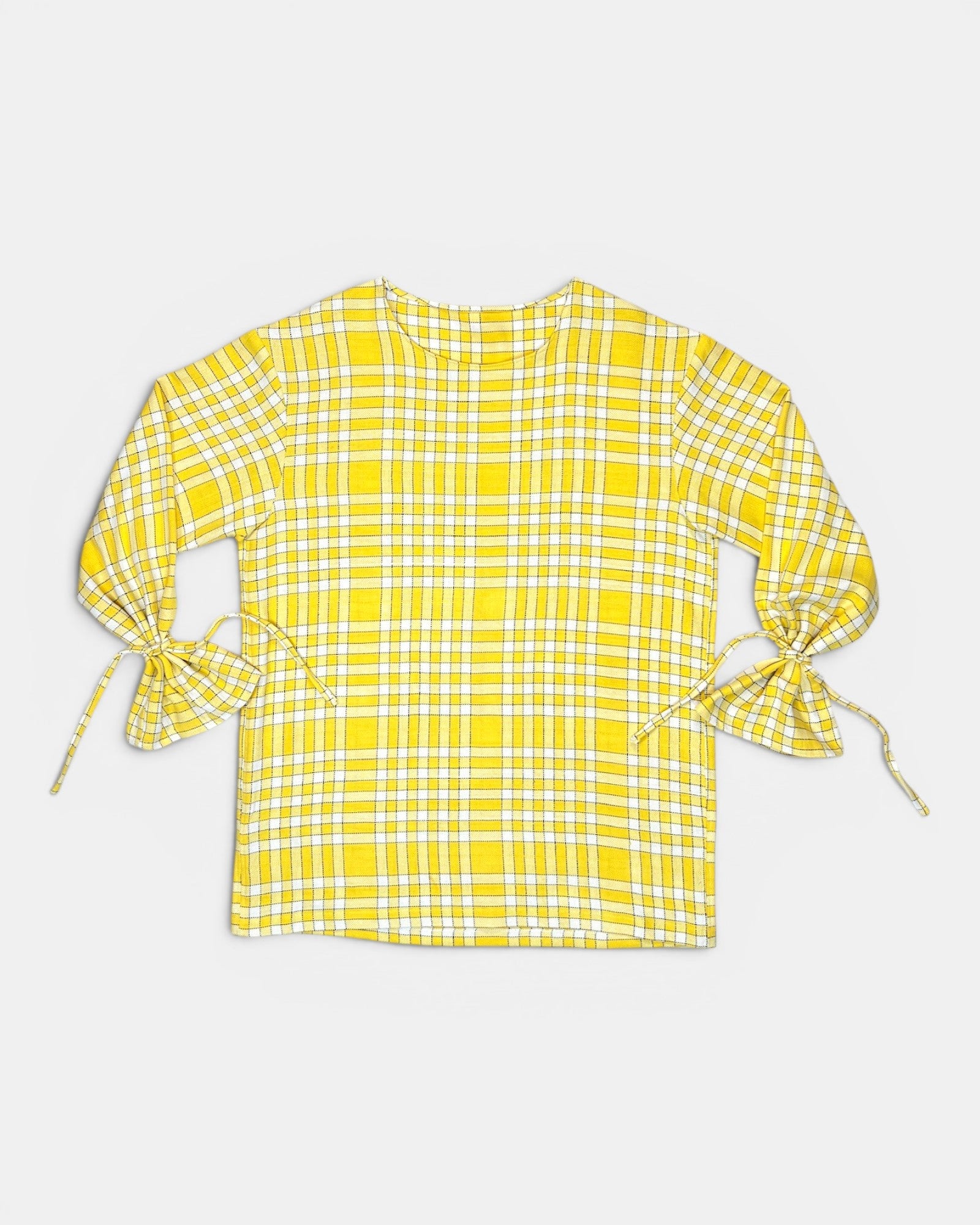 Robe carreaux jaunes NICO